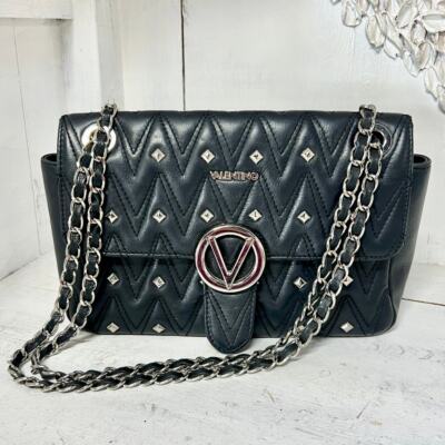 Valentino By Mario Valentino Antoinette Diamond Leather Shoulder