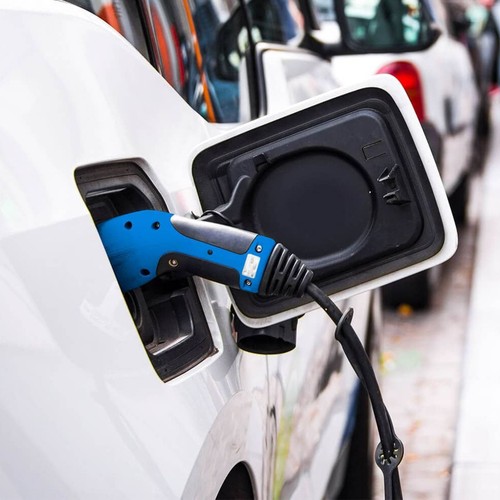 Button to view electric and hybrid cars