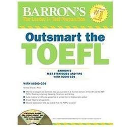 Outsmart The Toefl Barrons Test Strategies And Tips With Audio Cds By Pamela Sharpe 2012 Paperback - 