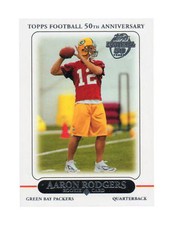 aaron rodgers jersey card