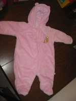 Classic Pooh Baby Girl Snowsuit Bunting Size 6 Months