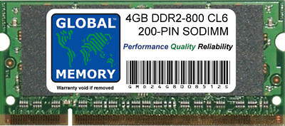 4GB (1 x 4GB) DDR2 800MHz PC2-6400 200-PIN SODIMM IMAC 2008 & MACBOOK 2009 RAM