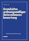 Grundsatze Ordnungsmassiger Unternehmensbewertung by Springer Fachmedien Wiesbaden (Paperback, 2012)
