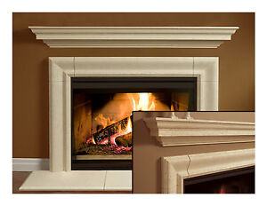 Fireplace Mantel (mantle) Surround Simplicity Design Cast ...