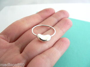 Tiffany \u0026 Co Silver Peretti Bean Ring 