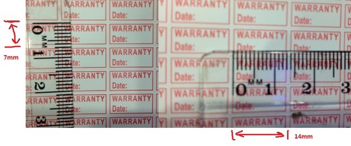 x200 VOID warranty sticker screw labels Tamper repair Samsung Galaxy Note LG HTC - Photo 2 sur 3