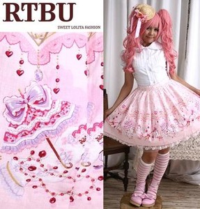 Sweet-Lolita-Victorian-Shoe-Parasol-Hat-Feather-Skirt