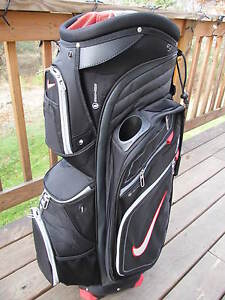 New 2017 Nike M9 Ii Cart Bag Black Bg0307 010 Ebay New 2017 Nike M9 Ii Cart Bag Black