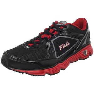 Mens-Fila-DLS-Circuit-Training-Running-Shoes-Black-Silver-Red