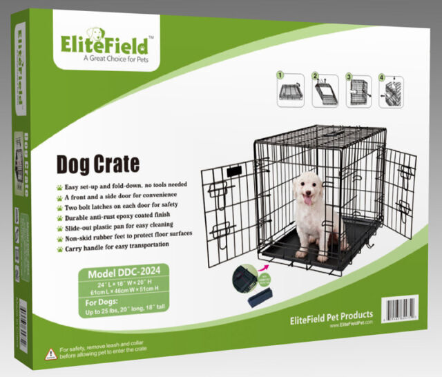 Elitefield Dog Crate Size Chart