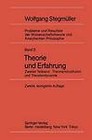Theorie und Erfahrung by Wolfgang Stegmuller (Paperback, 2012)