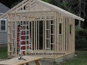 Custom Design Shed Plans, 6x8 Gable Storage, DIY ...