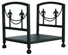 Uniflame OLDE WORLD IRON FLEUR-DE-LIS LOG RACK