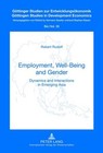 Employment, Well-Being and Gender: Dynamics and Interactions in Emerging Asia by Robert Rudolf (Hardback, 2012)