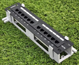 PATCH-PANEL-12-PORT-WALL-amp-10-034-RACK-Both-Mountable-New