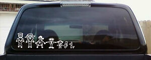 Stick-Family-Decal-Stickers-For-Your-Car-Window-Stick-People