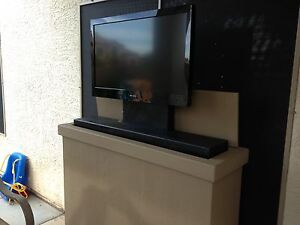 Pop up TV PLANS Hidden LCD Plasma Cabinet TV Lift. "PLAN 