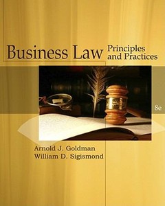 Cengage Advantage Books Business Law Arnold J Goldman