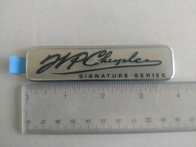 WP Chrysler Signature Series Emblem