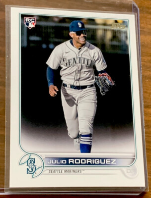 Julio Rodriguez 2022 Topps SP Photo Variation RC # 659 Seattle