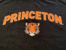 PRINCETON EXTRA LARGE T-Shirt with Tiger Mascot Logo Graphic by Gildan