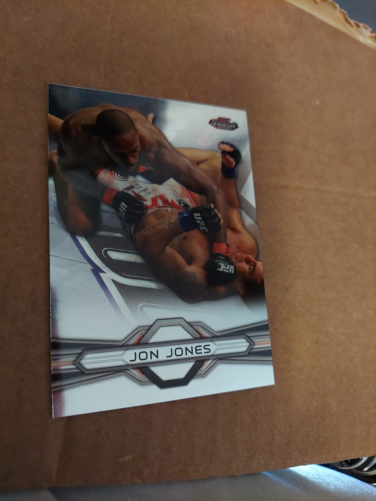 2013 Topps UFC FINEST  Jon Jones #1 Two Time Champ 11 Defended.