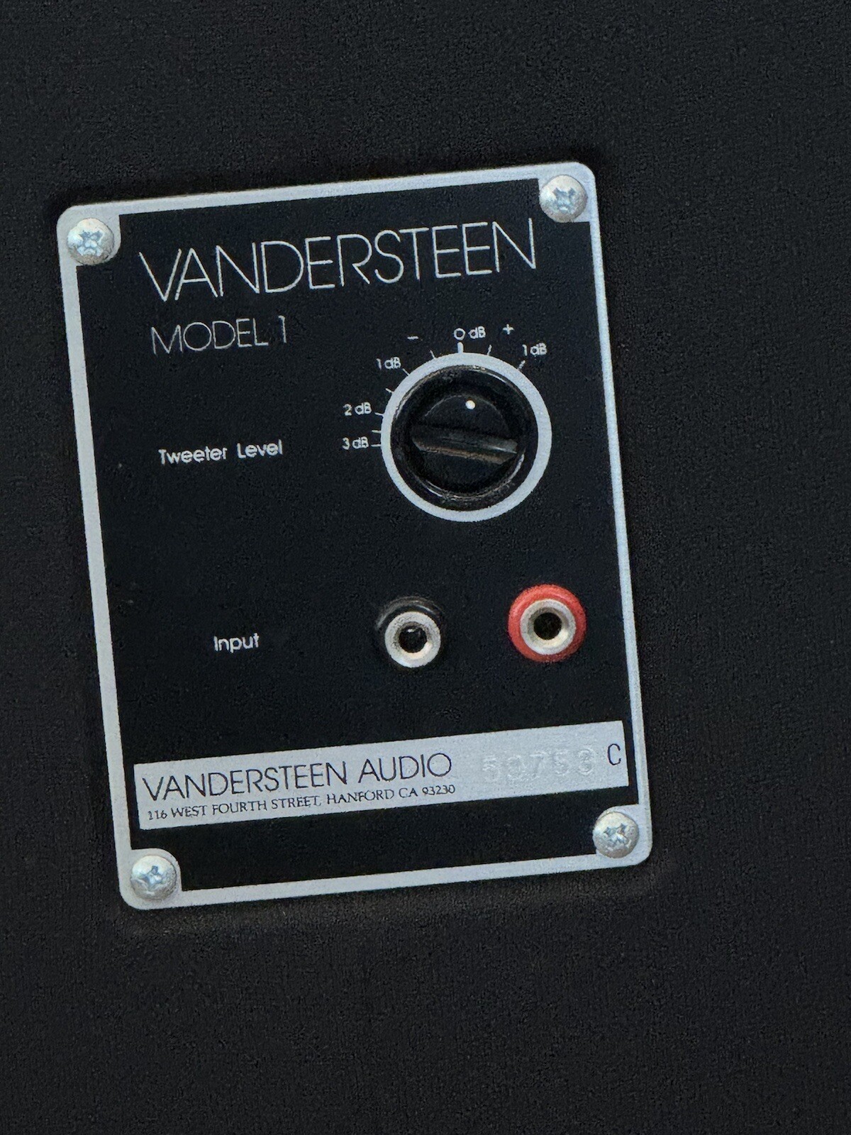 Vandersteen Model 1 Tower Speakers eBay