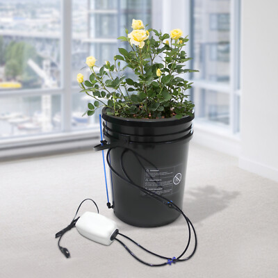 Deep Water Culture DWC Hydroponic Grow System Kit,5 Gallon Round Bucket System