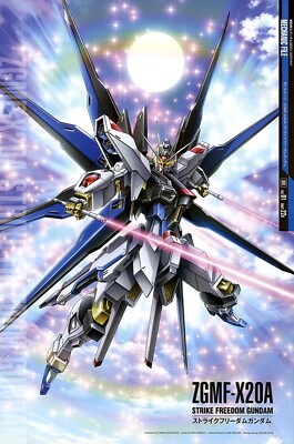 【中古】機動戦士ガンダム　SEED DESTINY ポスター Mobile Suit Gundam Seed Destiny Strike Freedom Premium POSTER MADE