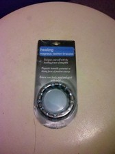 Healing Hematite Magnetic Fashion Bracelet--Blue/Black One Size Fits All 