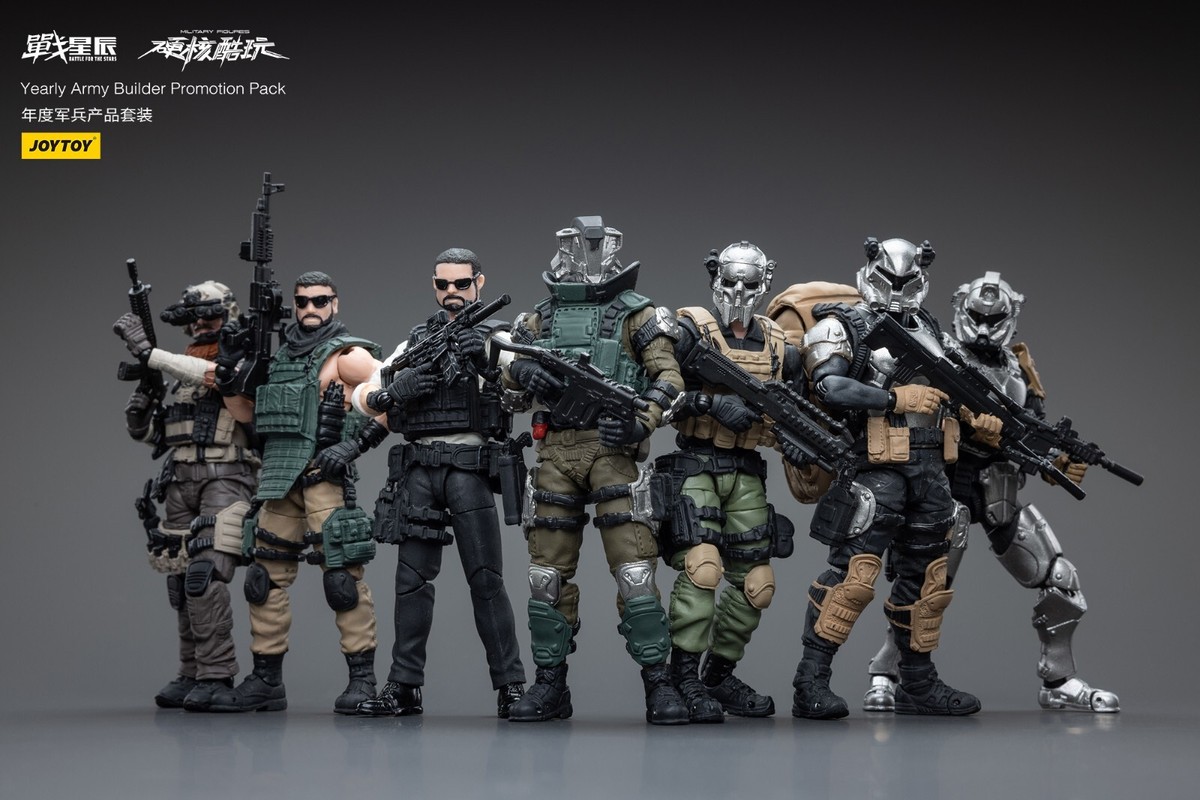 Lot 3 Figurines Joytoy – 1/28 – Soldier – Neufs Sous Blister – SDCC