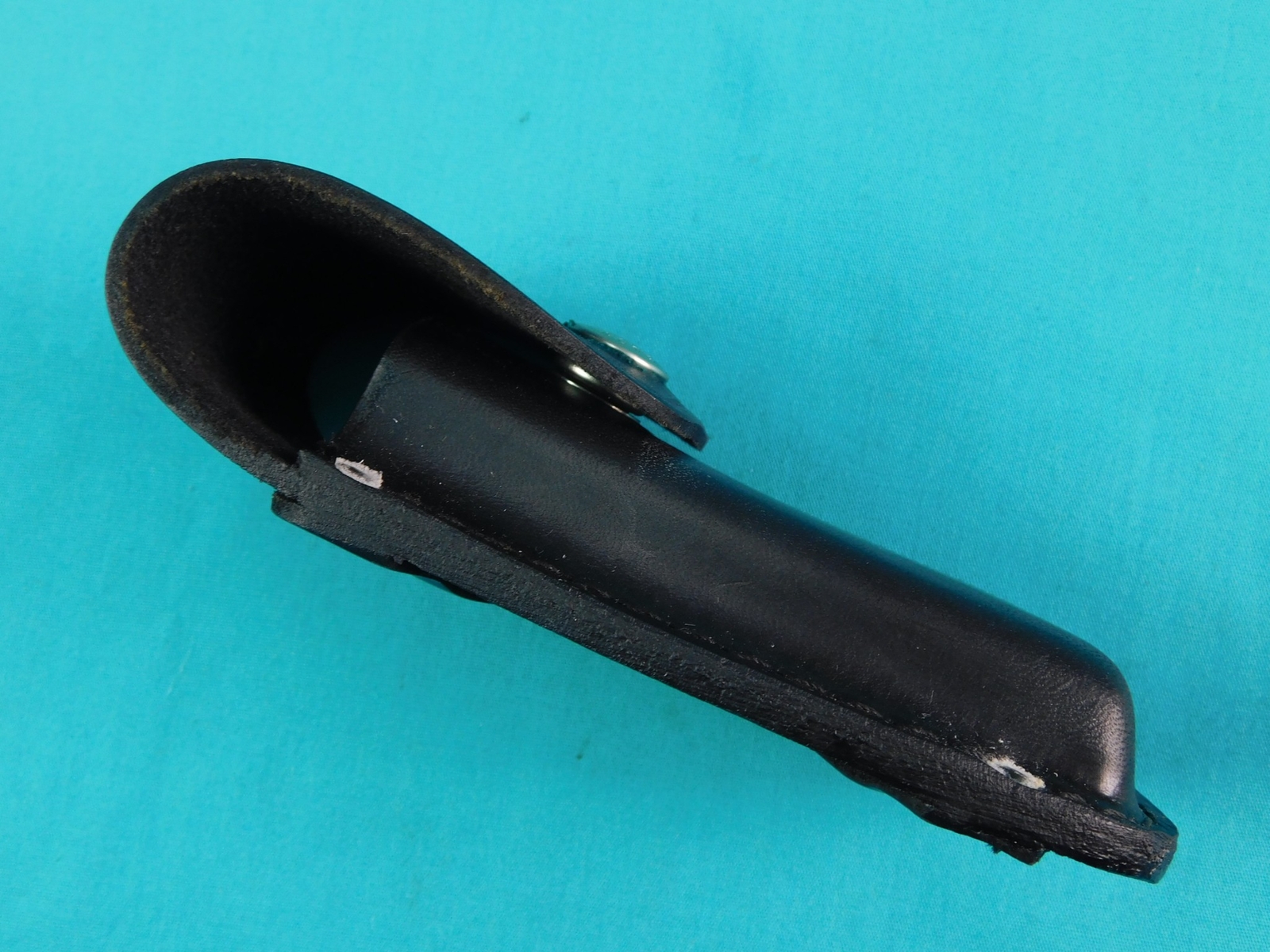 Black Leather Sheath Scabbard Case for Schrade Tool Folding Knife eBay