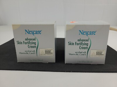 Lot Of 2 Nexcare Advanced Skin Fortifying Cream 8oz. NEW