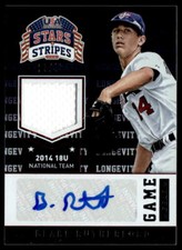 2015 Panini USA Stars Stripes Blake Rutherford Longevity Sapphire Auto Patch /49