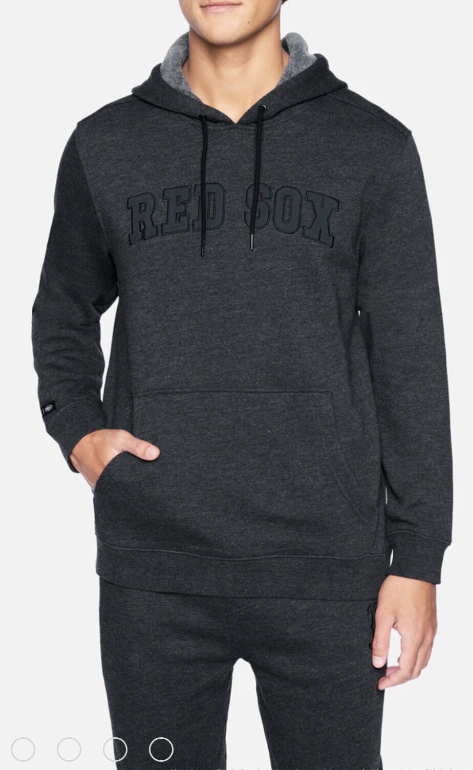 Boston Red Sox Blackout  x Hurley X 47 Hoodie Sweatshirt Black/Grey Men's Size M image 3