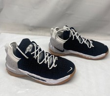 Nike Lebron XVIII GS Black/ White-Gum Med Brown, CW2760-007, Youth Sizes Vary