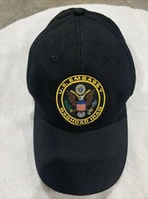 RARE NWOT BLACK US EMBASSY BAGHDAD BASEBALL CAP/ HAT TRULINE DESIGN