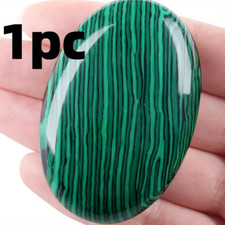 Natural Oval Agate Palm Stone Balance Stone Faux Gemstone Meditation Decor Gift