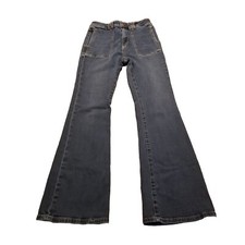 Pilcro The Icon Jeans Women Size 29 Flare Patch Pocket High Rise Stretch 27 31 
