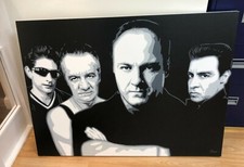 Georges Ioannou Ltd Ed Monochromatic Print 1/20 The Sopranos Dated 2008, Signed