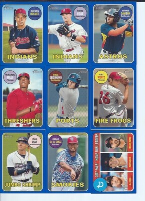 Greg Deichmann 2018 Topps Heritage Minors Blue Parallel #ed  / 99