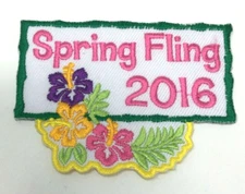 PATCH GSA Girl Scouts Spring Fling 2016 Flowers 