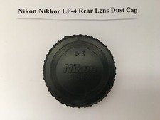 Nikon Nikkor LF-4 Rear Replacement Lens Dust Cap Protection Cover for F Lens