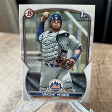 2023 Bowman Prospect Paper Vincent Perozo New York Mets 1st #BP-102 24 Card Lot