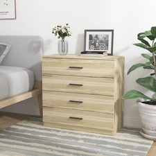 4 Or 5 Drawer Wooden Bedroom Chest Cabinet Modern Wide Storage Cupboard Closet