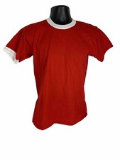 Vintage Youth Kids Jersey Large Red 60s Russell Athletic Stretch Nylon NWOT