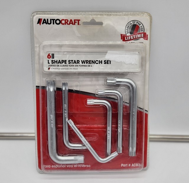 Autocraft wrench set L shape star wrench set 9 Piece AC834 for sale