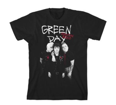 GREEN DAY Red Hot T SHIRT S-M-L-XL-2XL Brand New Official Kings Road Merchandise