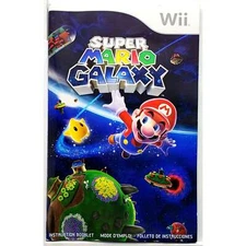 (Manual Only) Super Mario Galaxy - Nintendo Wii Authentic Instruction Booklet