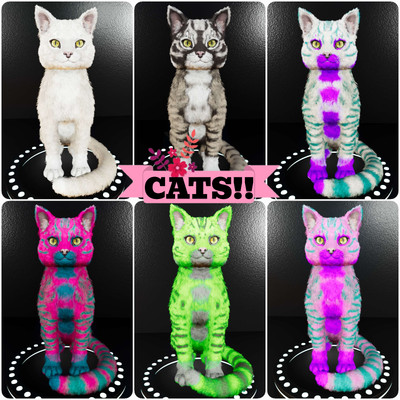 CAT FULL WHITE/50 MELEE/MAX LVL [CLONES] Ark Survival Ascended ASA PVE